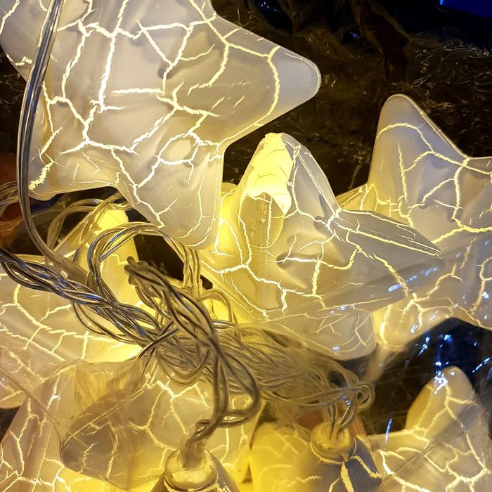 Gambar Lampu Hias Tumblr LED Bentuk Bintang Dekorasi Ruangan Kamar - Putih (Deffect) dari kairos collection_NEW undefined Tokopedia