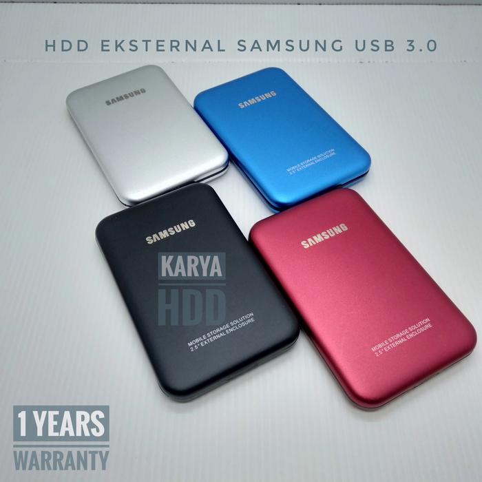 Gambar Hdd Eksternal Samsung Usb 3.0 Hardisk Eksternal 250GB 320GB 500GB 1TB - 1TB dari Karya Hdd12 undefined Tokopedia