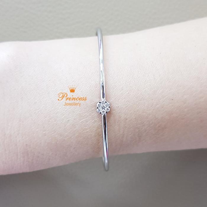 Gambar Gelang Berlian PBG1023220 Princess Jewellery - White Gold dari Princess Jewellery Online Kota Administrasi Jakarta Selatan Tokopedia