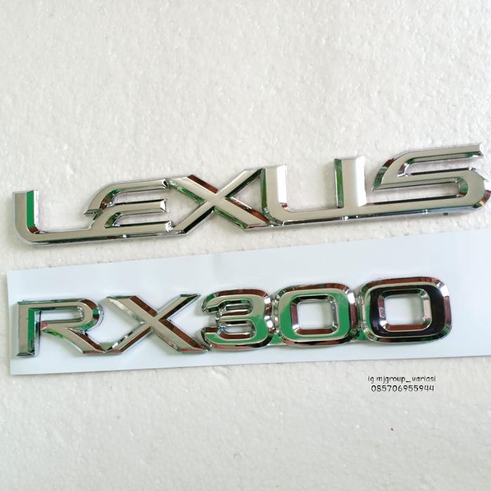 Gambar Emblem logo mobil seri exclusive lexus RX300 ukuran original bagasi - lexus+rx300 dari Nina MJ undefined Tokopedia