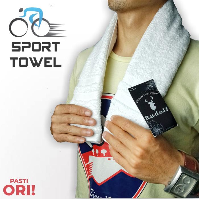 Gambar Handuk Sport / Kecil / Olahraga Terry Palmer Cream uk.35x80 - Rudolf Putih dari BERKAH JAYA TEXTILE undefined Tokopedia