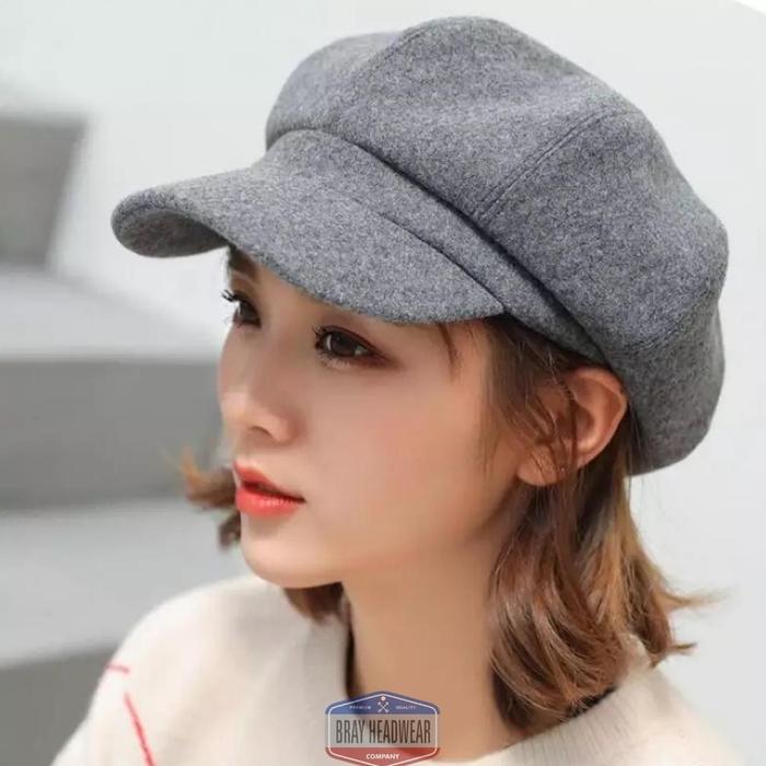 Gambar Topi Pria Wanita NewsBoy Cap Apolo Polos Dewasa Model Terbaru Kekinian - Abu Tua dari Huddastore undefined Tokopedia