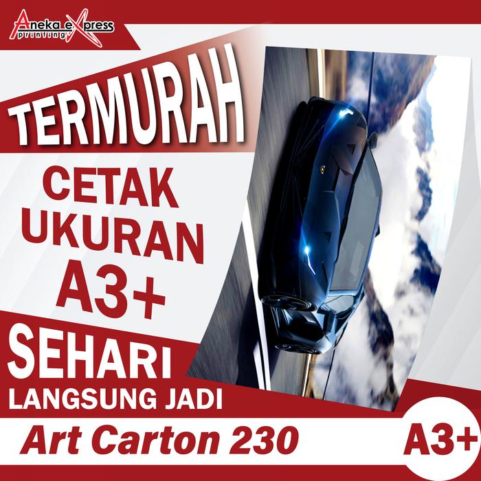 Gambar Print A3+ | Cetak A3+ MURAH | Art Carton 190 - 310 | 1 Sisi / 2 Sisi - Art Carton 230, 1 SISI dari Aneka eXpress Print undefined Tokopedia