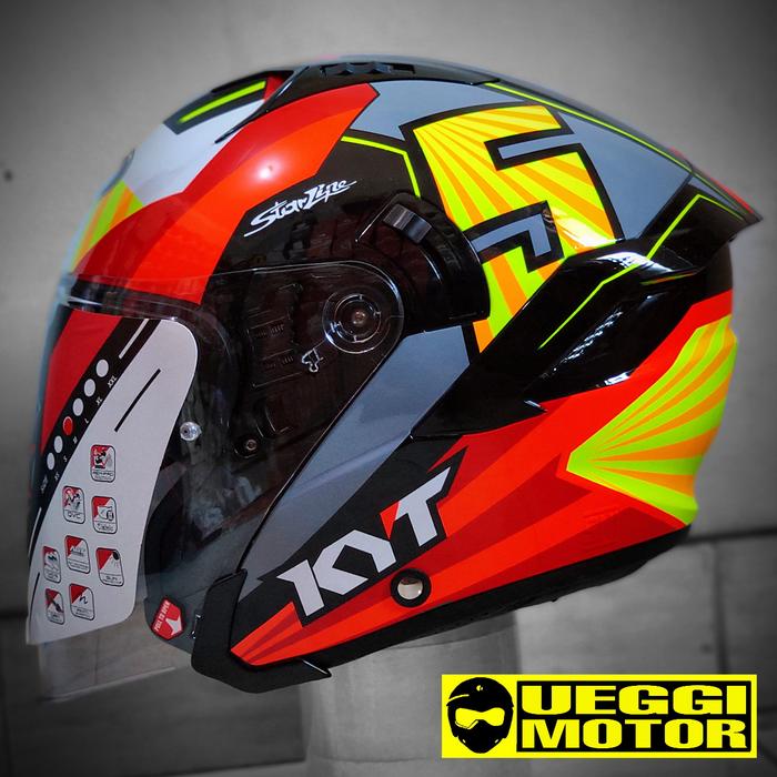 Gambar Helm Kyt Nfj Solid Grey - jaome masia, M dari Ueggi Motor Helmet undefined Tokopedia