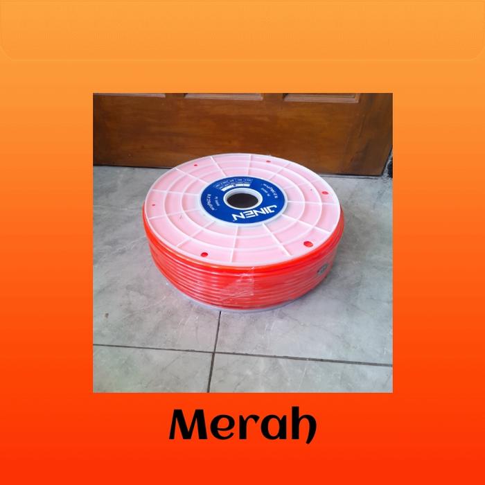 Gambar Selang Angin PU 6 mm x 4 mm / Pneumatic hose OD 6mm - Harga Per Meter - Merah dari Arfanmiyaz undefined Tokopedia
