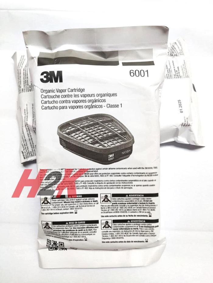 Gambar Filter Masker / Organic Cartridge 3M 6001 - 6001 dari H2K, undefined Tokopedia