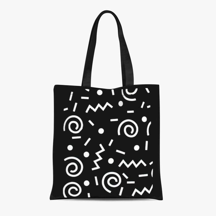Gambar Tote Bag Ziggie - Hitam dari Danisha Tiara Olshop undefined 3 Tokopedia
