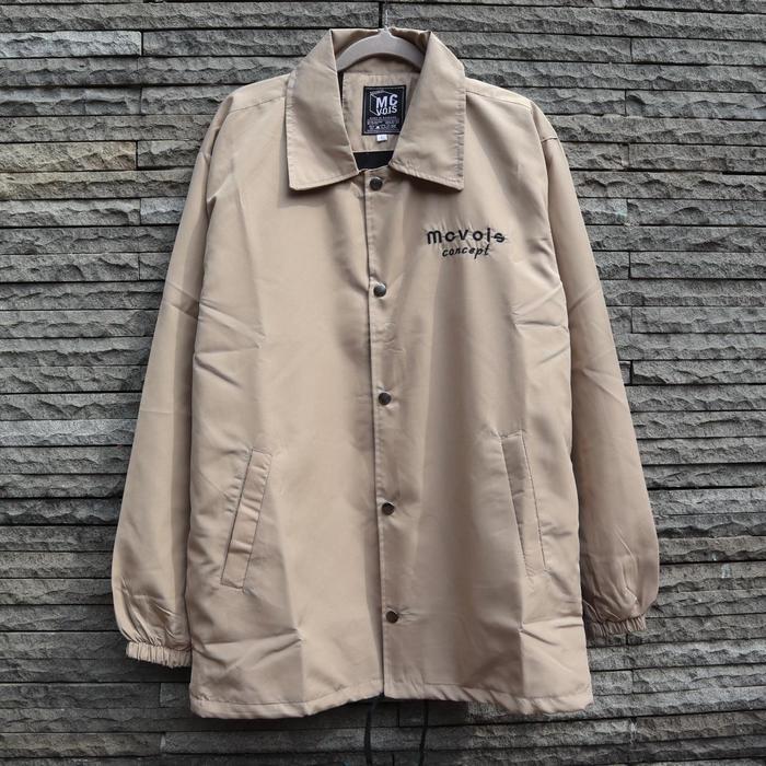 Jaket coach cream Clearance