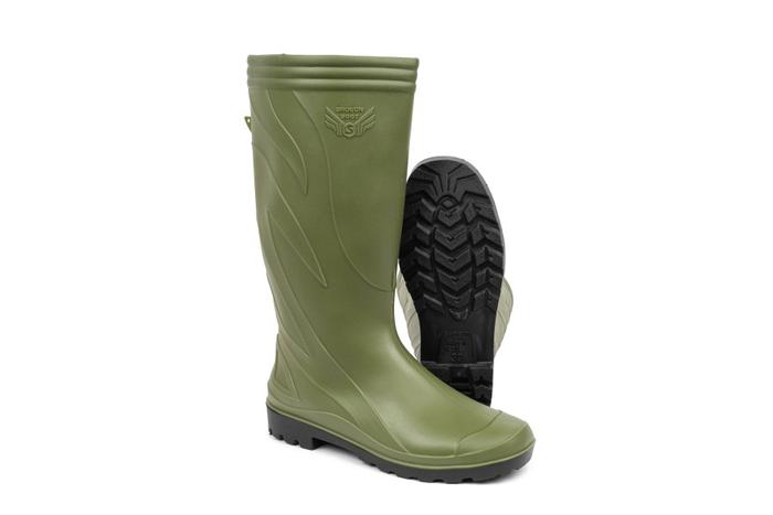 Gambar Sepatu Boot Tinggi SHOGUN TARO-Sepatu Boot Kontruksi Proyek Pertanian - Hijau, 38 dari GaleriMeL undefined Tokopedia