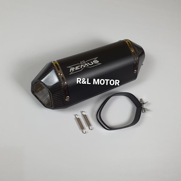 Gambar Knalpot Remus Hexacone Carbon Steel - Black dari R&L MOTOR undefined Tokopedia