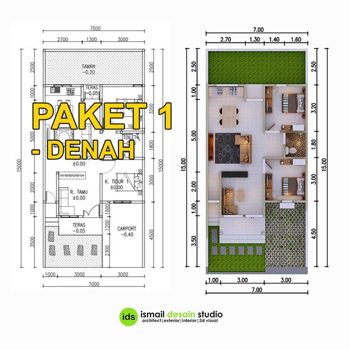 Gambar JASA DESAIN ARSITEK | JASA DESAIN RUMAH-MASJID-TOKO MINIMALIS - Paket 1 dari ismaildesainstudio undefined Tokopedia