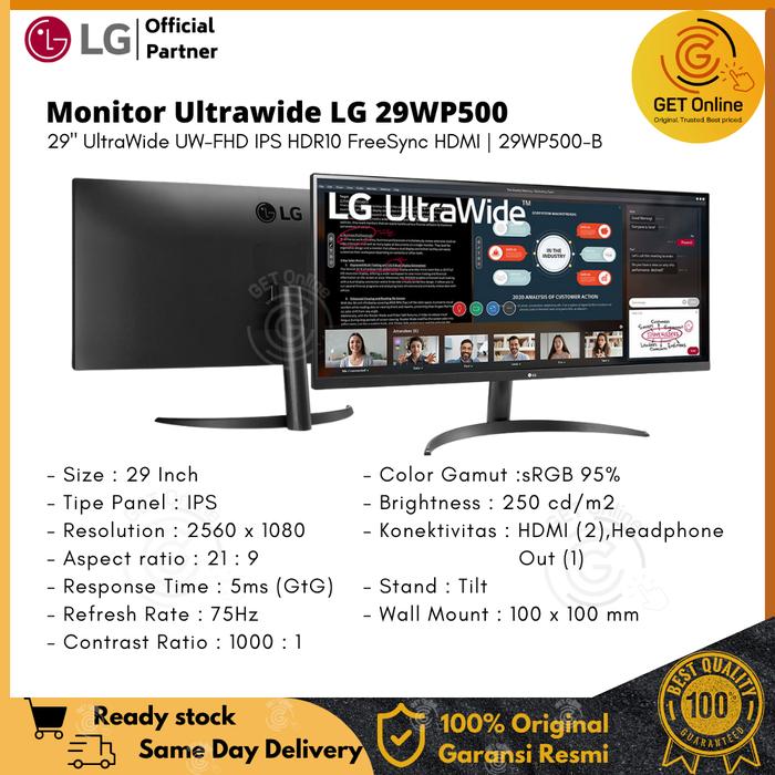 Jual Monitor LED LG 29WP500 29 Inch 