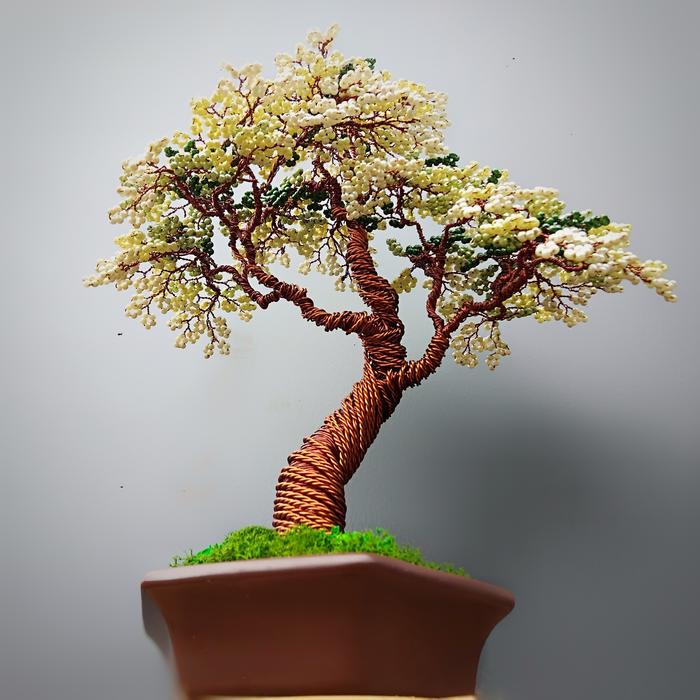 Gambar BONSAI BERINGIN ARTIFICIAL BAHAN KAWAT TEMBAGA UNTUK DEKORASI RUNGAN dari Dikotil Wire Tree Indonesia undefined Tokopedia