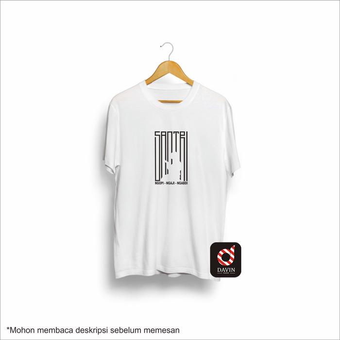 Gambar Kaos Distro Pria Wanita NGOPI NGAJI NGABDI Cotton Combed 30s santri Casual Cowok - Orange, XL dari Kaos Davin undefined 4 Tokopedia