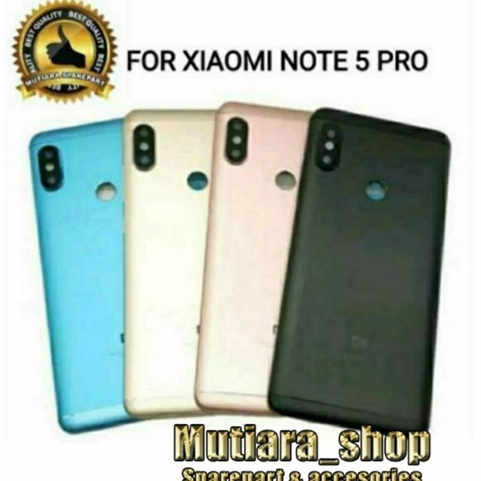 Gambar BACKDOOR BACK COVER XIAOMI REDMI NOTE 5 - NOTE 5 PRO ORIGINAL - black dari Mutiara shop73 undefined Tokopedia