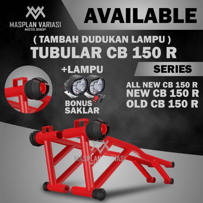 Gambar tubular cb150r old dan crashbar new honda cb150r - MERAH+DDKN+LAMP, old dari Masplan Variasi undefined Tokopedia