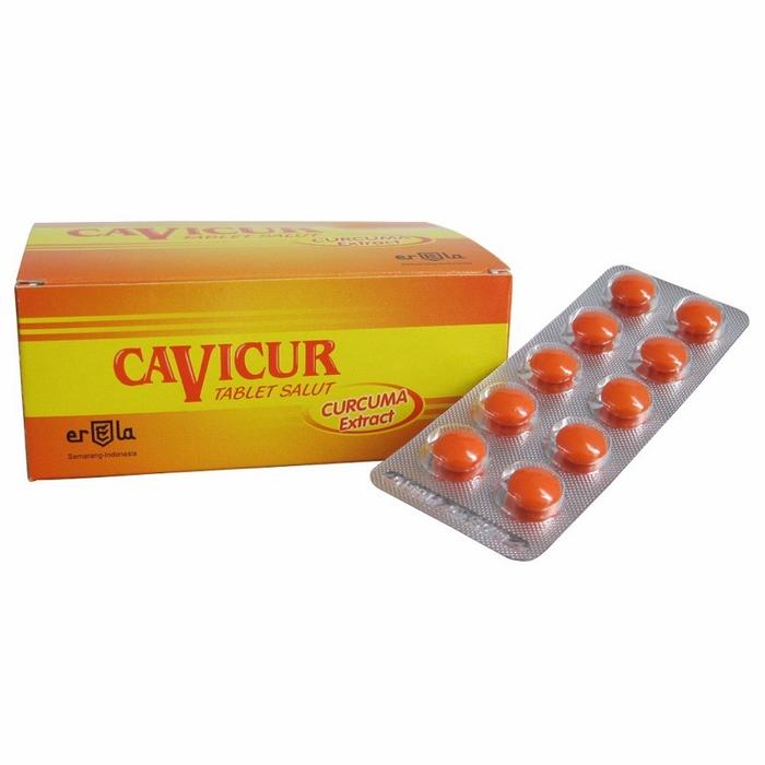 Gambar Cavicur Tablet Extract Curcuma kemasan box isi 100 tablet dari Excelencia undefined Tokopedia