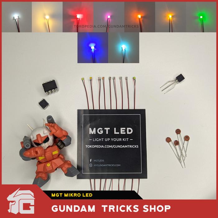 Gambar Mikro led untuk Gundam Model Kit/Diecast/Diorama - Putih dari Gundam Tricks Shop undefined Tokopedia