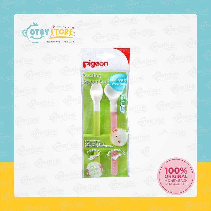 Gambar Pigeon Feeding Spoon Set / Set Makan Bayi Pigeon Sendok dari Otoy Store undefined Tokopedia