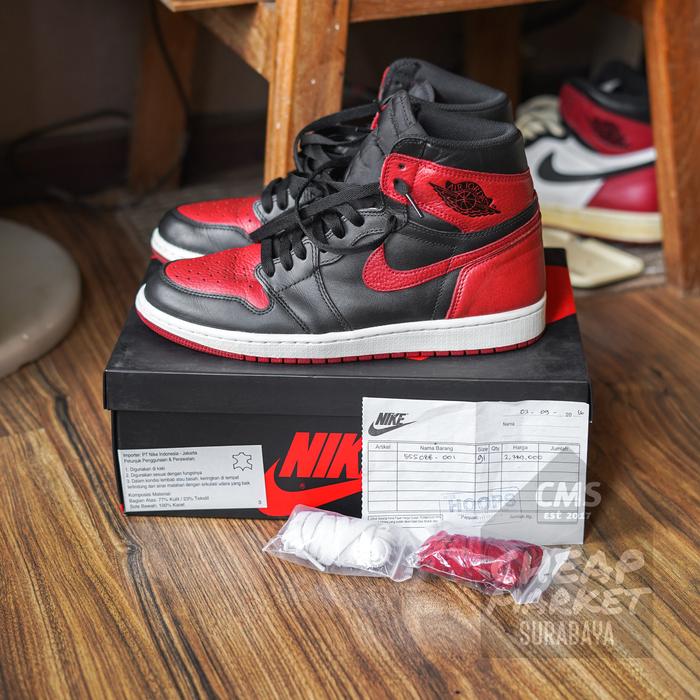 Jual Air Jordan 1 High Retro OG Bred 