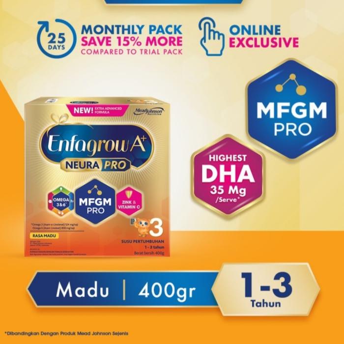 Gambar Enfagrow A+ 3 Susu Formula Madu 400gr - Vanila dari rachmat agency undefined Tokopedia