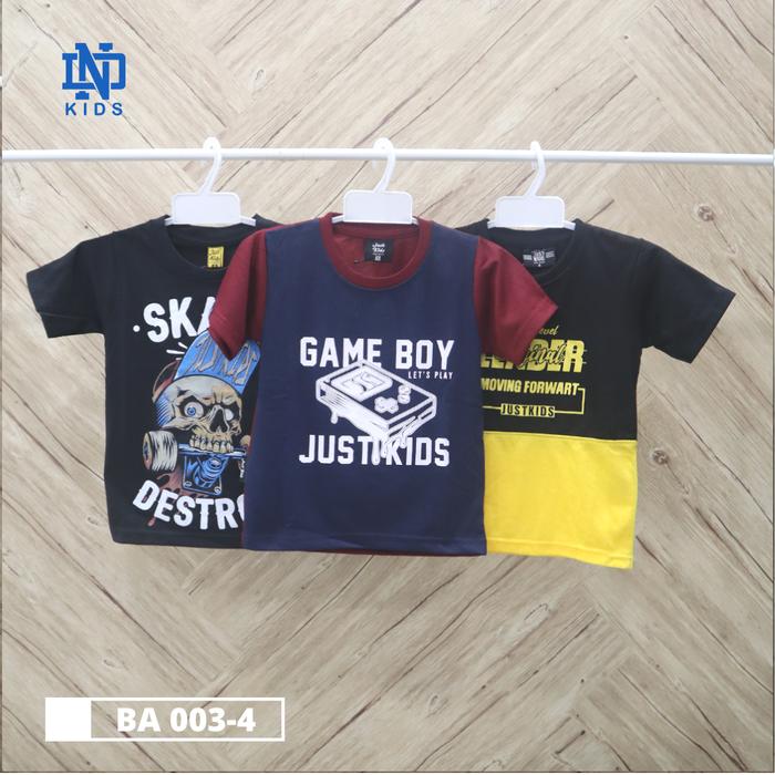 Gambar Baju kaos anak laki justkids -kaos t-shirt anak cowok -kaos anak murah dari Justkids Store undefined 4 Tokopedia