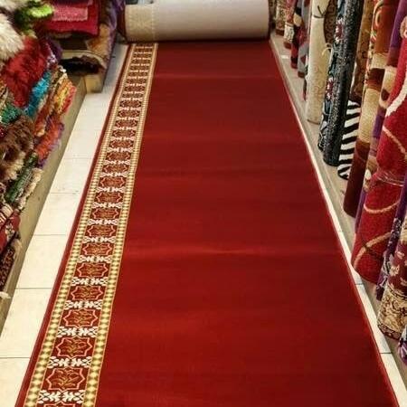 Gambar Jual Karpet Masjid Blue Mosque tebal 12mm uk 120x6 meter - Merah, polos dari Kartika karpet undefined Tokopedia