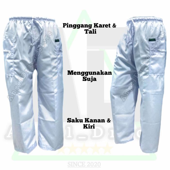 Gambar Celana Sirwal Dewasa Terlaris Ukuran S,M,L,XL,XXL,3XL,4XL - Putih, 3XL dari Asiah Muslim Store undefined Tokopedia