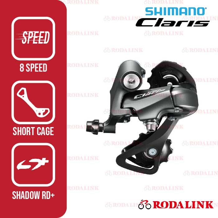 Gambar Shimano Rear Derailleur Sepeda Claris R2000 Individual Packaging - Short Cage dari Rodalink Indonesia undefined Tokopedia