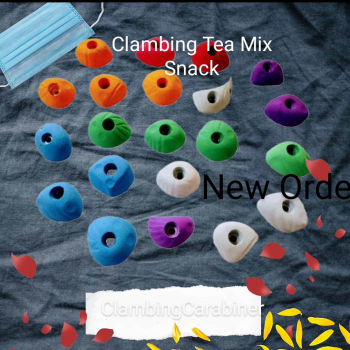 Gambar Point Panjat Tebing Point Pcs midle/Portable untuk Anak Outdoor Clambing Tea Mix Snack - L Baut M10 dari Diblokir sistem. undefined Tokopedia