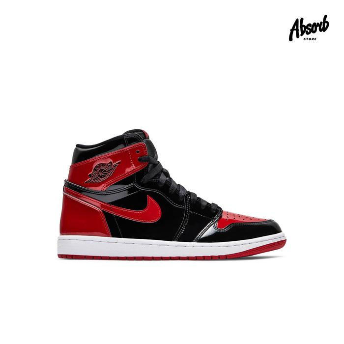 Bred Air Jordan 1s High Top Air Jordan Retro High OG “Patent Bred