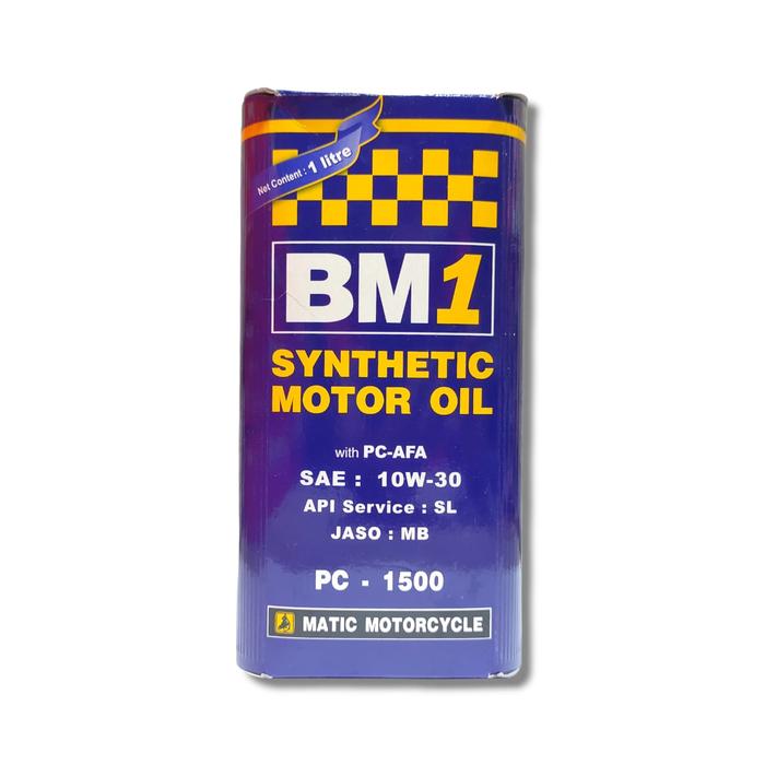 Gambar OLI BM1 PC-1500 SPORT SCOOTER MATIC 10W30 MOTOR MATIK 1000ML SYNTHETIC - TANPA GARDAN dari Lestari Motor 2 undefined Tokopedia