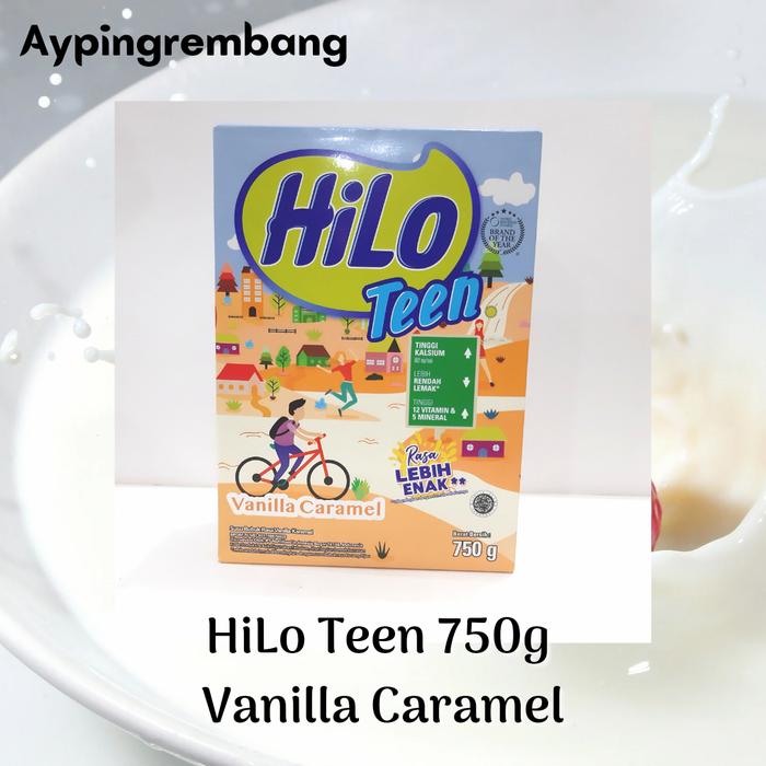 Gambar Hilo Teen 750gr - Susu Tinggi Kalsium Rendah Lemak - Vanila Caramel dari Ayping2 undefined Tokopedia