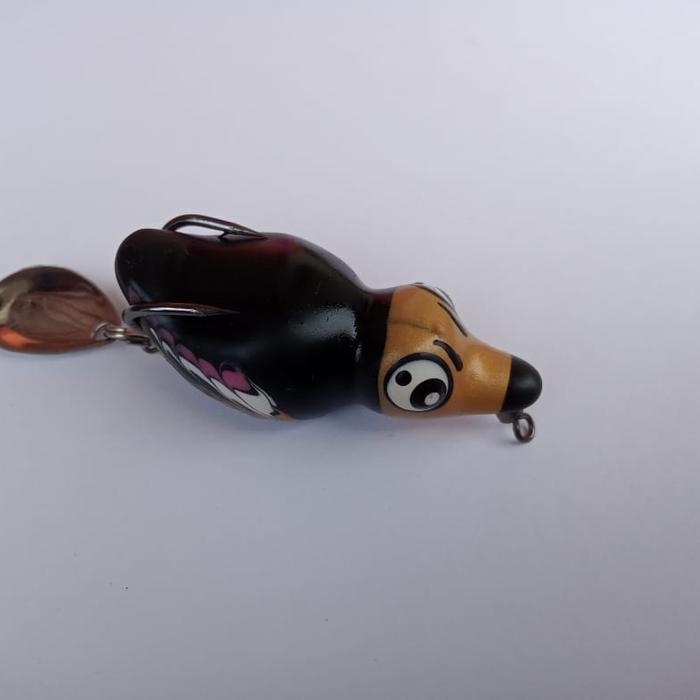 Gambar soft frog bebek 4cm - Hitam dari Petrick fishing undefined Tokopedia