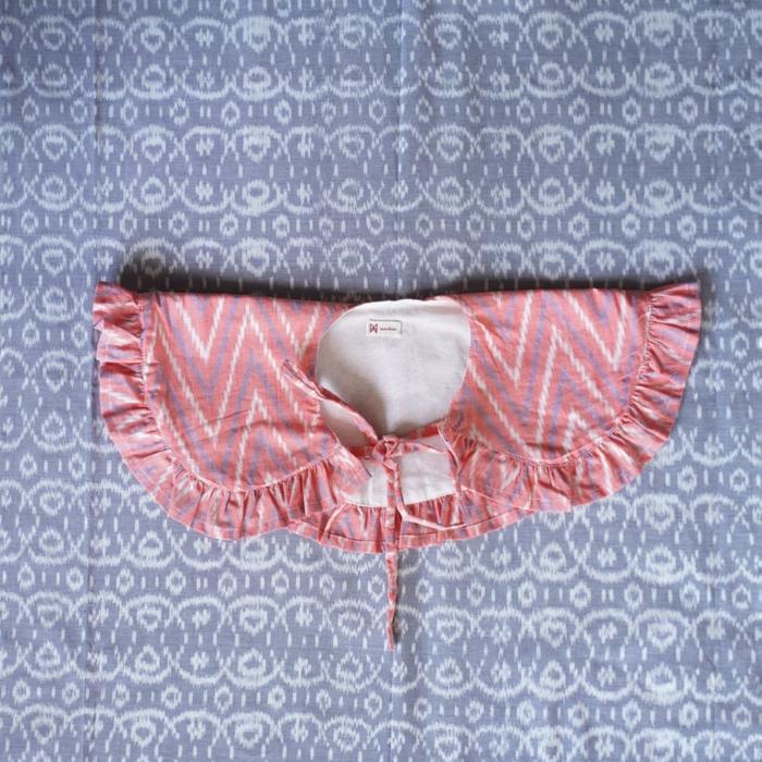 Gambar Ikat Detachable collar - pink garis dari Manikan Kab. Gianyar Tokopedia