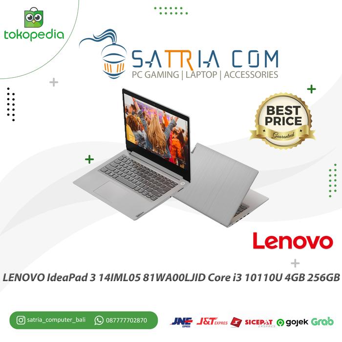 Jual LENOVO IdeaPad 14IML05 81WA00LJID Core i3 10110U 4GB 256GB