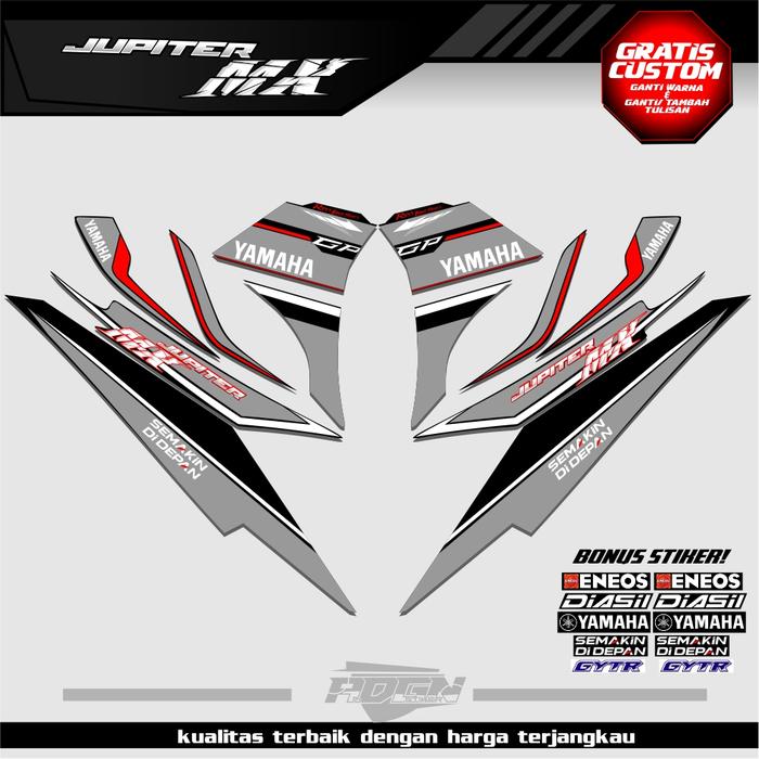 Gambar Striping Jupiter MX new 135 motif gp - grey dari ADGN CUSTOM stiker undefined Tokopedia