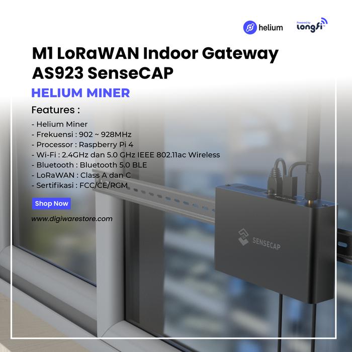 その他 SenseCAP M1 SenseCAP M1 LoRaWAN Indoor Gateway - US915 - Seeed Studio