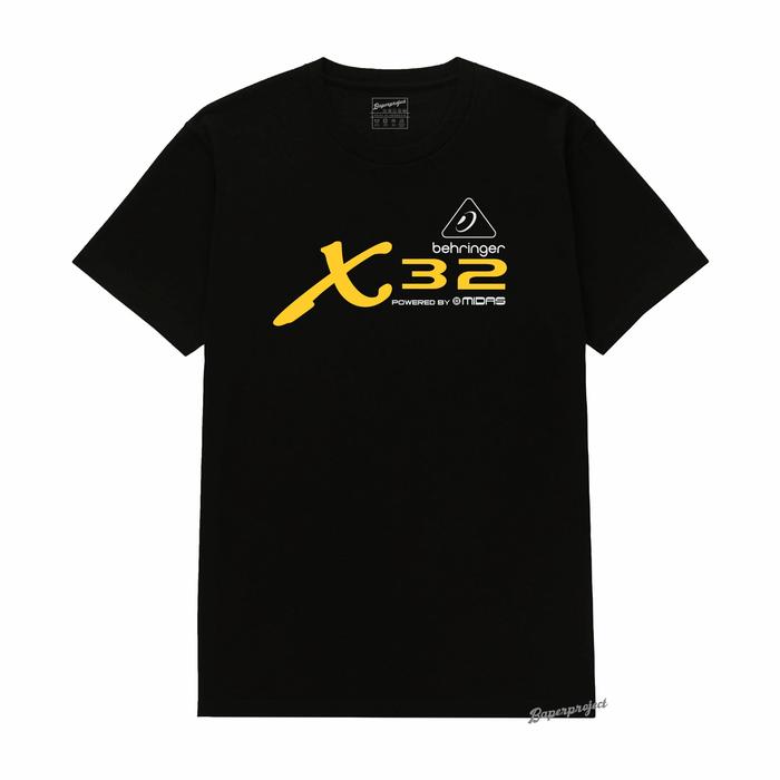 Gambar Kaos Audio Behringer X 32 - Hitam, L dari baperproject.id undefined Tokopedia