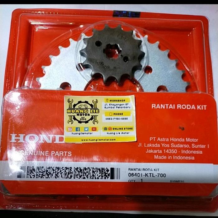Gambar Gigi tarik set gear set Honda Supra fit new/ karisma/ Supra x 125 ahm dari huangliemotor undefined Tokopedia