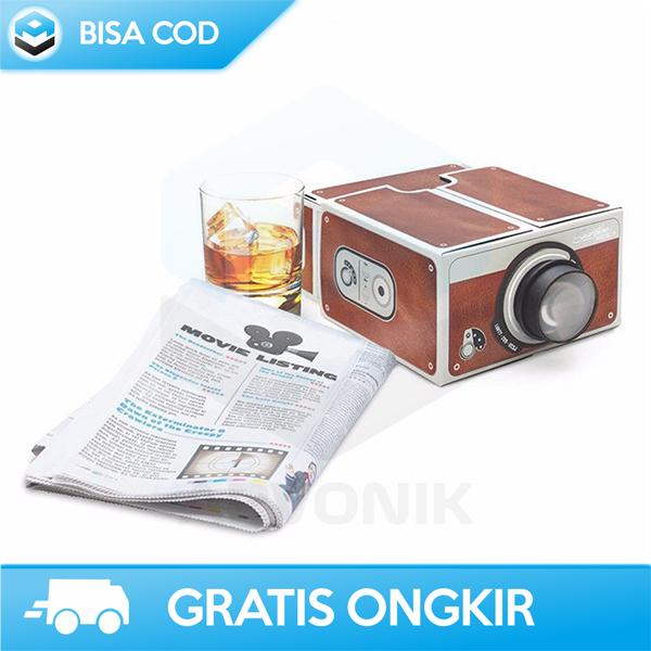 Gambar PROYEKTOR LAYAR PEMBESAR SMARTPHONE PORTABLE NOTON BIOSKOP ORIGINAL dari Arvonik undefined Tokopedia