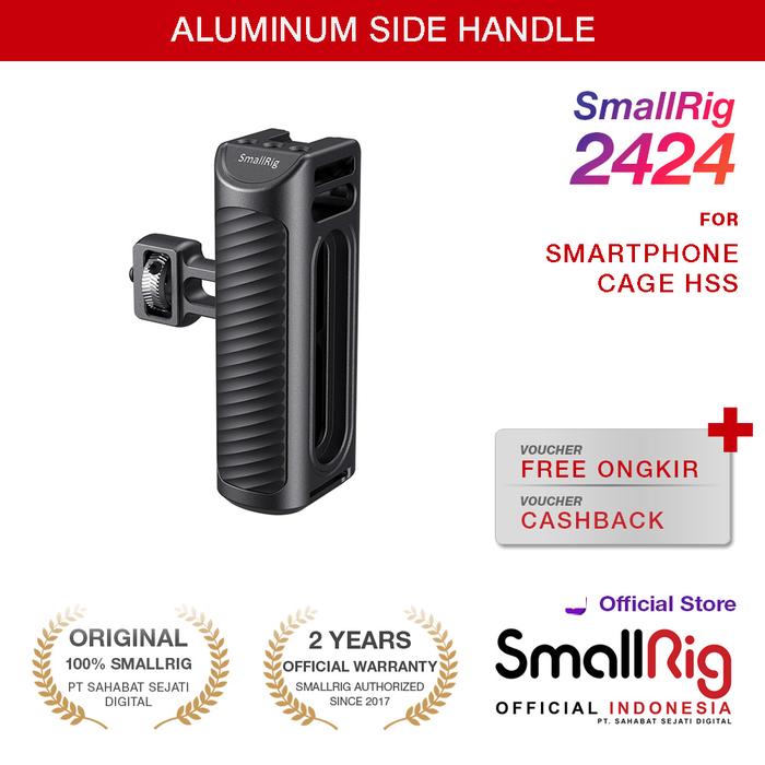 Gambar SmallRig Lightweight Aluminum Side Handle for Smartphone Cage HSS 2424 dari Smallrig Indonesia undefined Tokopedia