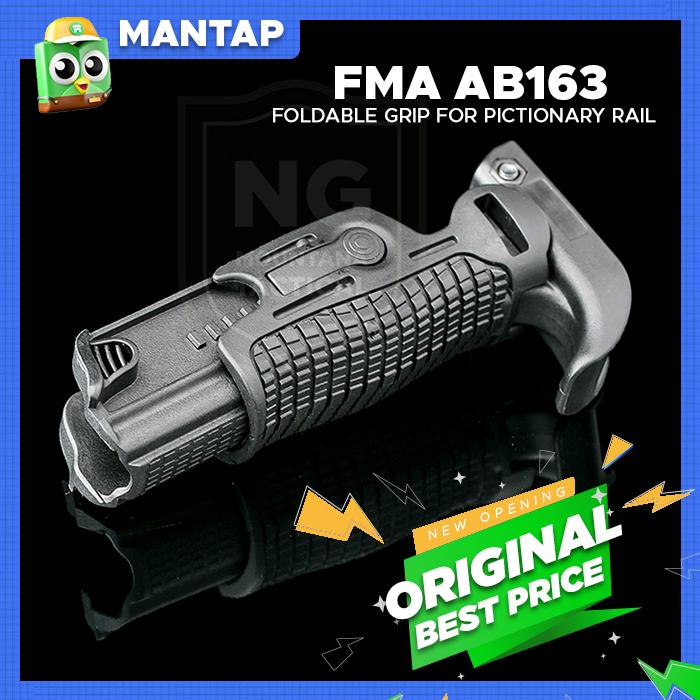 Jual FMA AABB AB163 Foldable Grip for Pictionary Rail - Tactical Grip ...