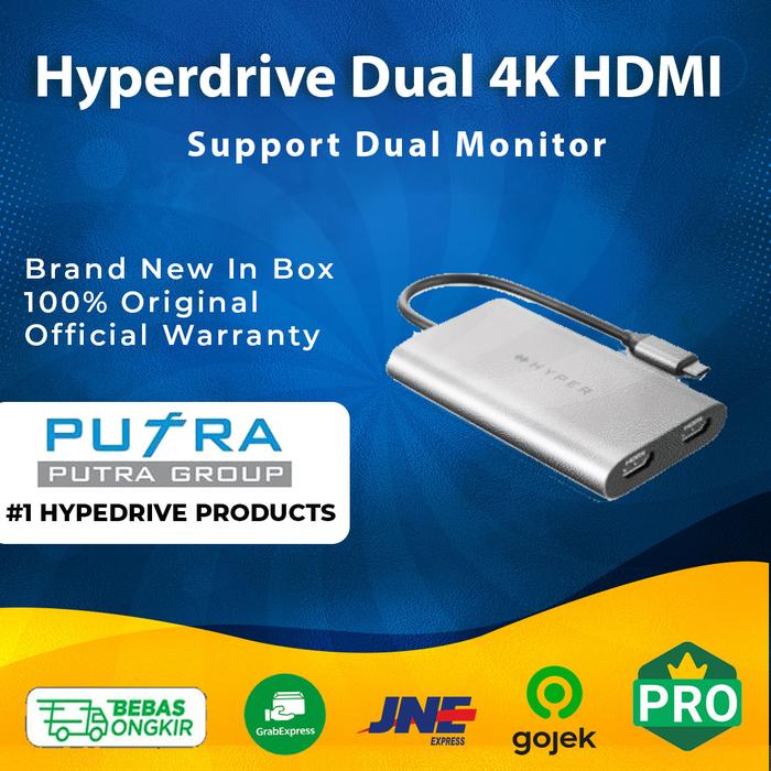 HyperDrive Dual 4K HDMI Macbook Pro 