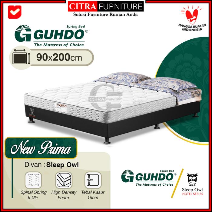 Gambar Guhdo Springbed New Prima 90x200x15 - Full set | Gudho Spring bed - Putih, DIVAN+MATRAS dari Citra furniture undefined Tokopedia