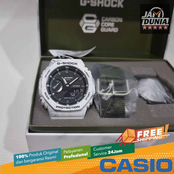 Ga 2100 White Camo G Shock Promo JAM TANGAN PRIA CASIO G