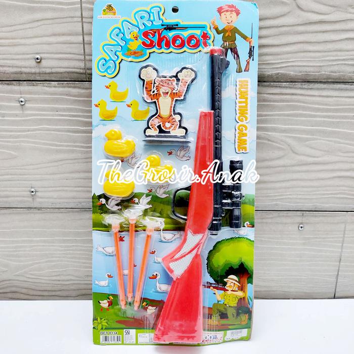 Gambar Safari Shoot Hunting Game 8134 Mainan Tembak Bebek Peluru Dart Tempel dari TheGrosir Anak undefined Tokopedia