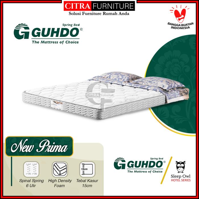 Gambar Guhdo Springbed New Prima 160x200x15 - Hanya matras | Gudho Spring bed - Putih dari Citra furniture undefined Tokopedia