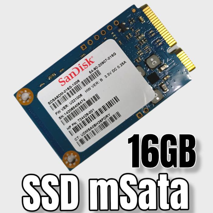 Msata Sandisk U110 16gb E56B Hard Drive Internal 16GB MSATA SSD