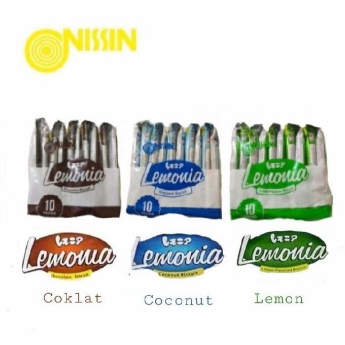 Gambar NISSIN LEMONIA PACK BISCUIT VARIASI LEMON | CHOCO | COCONUT 1 PACK - Lemon dari Toko Snack Sembako Krisna Jaya undefined Tokopedia